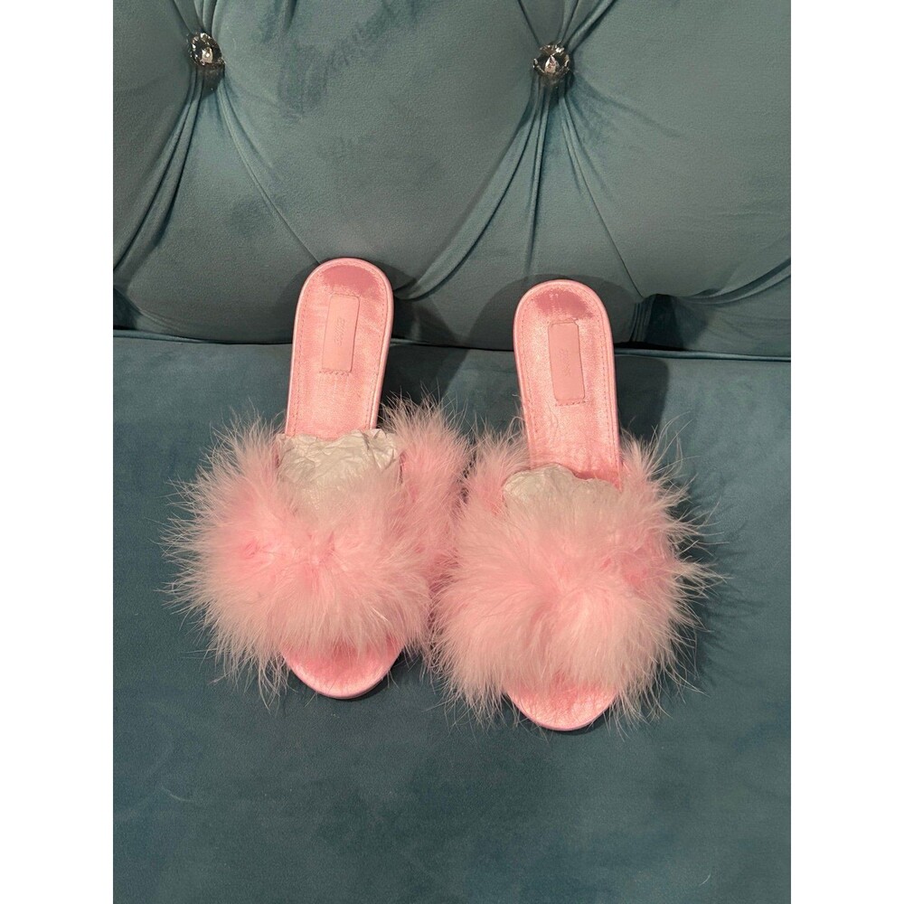 New Skims Feather kitten Heel size 7.5 cherry blossom